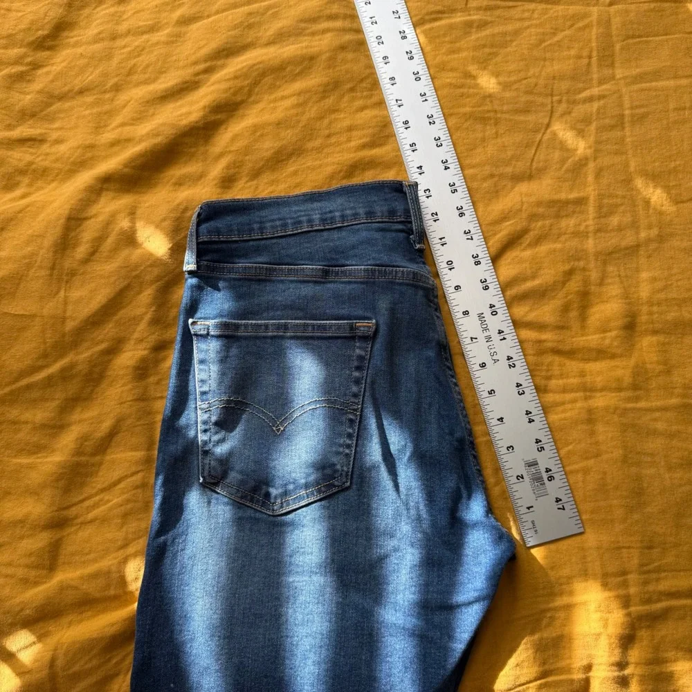 Levi Strauss 502 Mens Blue Denim Jeans W33 L30‎ Taper Fit Waterless